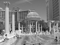 See details of Caesars Hotel and Casino pool area