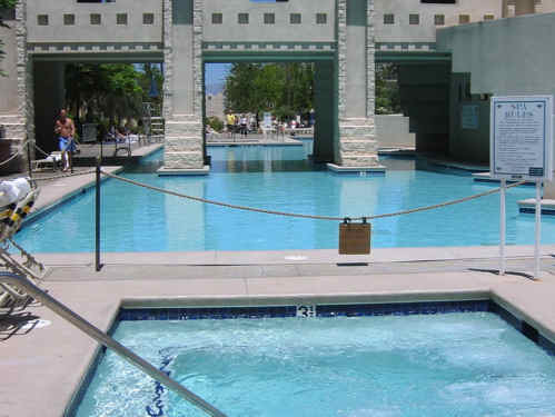 luxor hotel and casino pools
